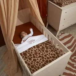 Meyco Blanket Velvet Panter 75 X 100 Linen