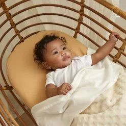 Meyco Blanket Grid Gots Cotton Natural Linen