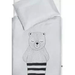 Jollein Duvet Cover Animal Single 140x200 Linen