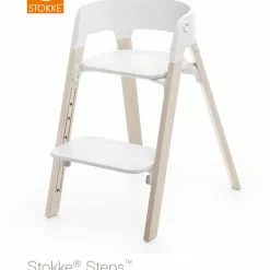 Stokke Steps Chair White Seat Highchairs