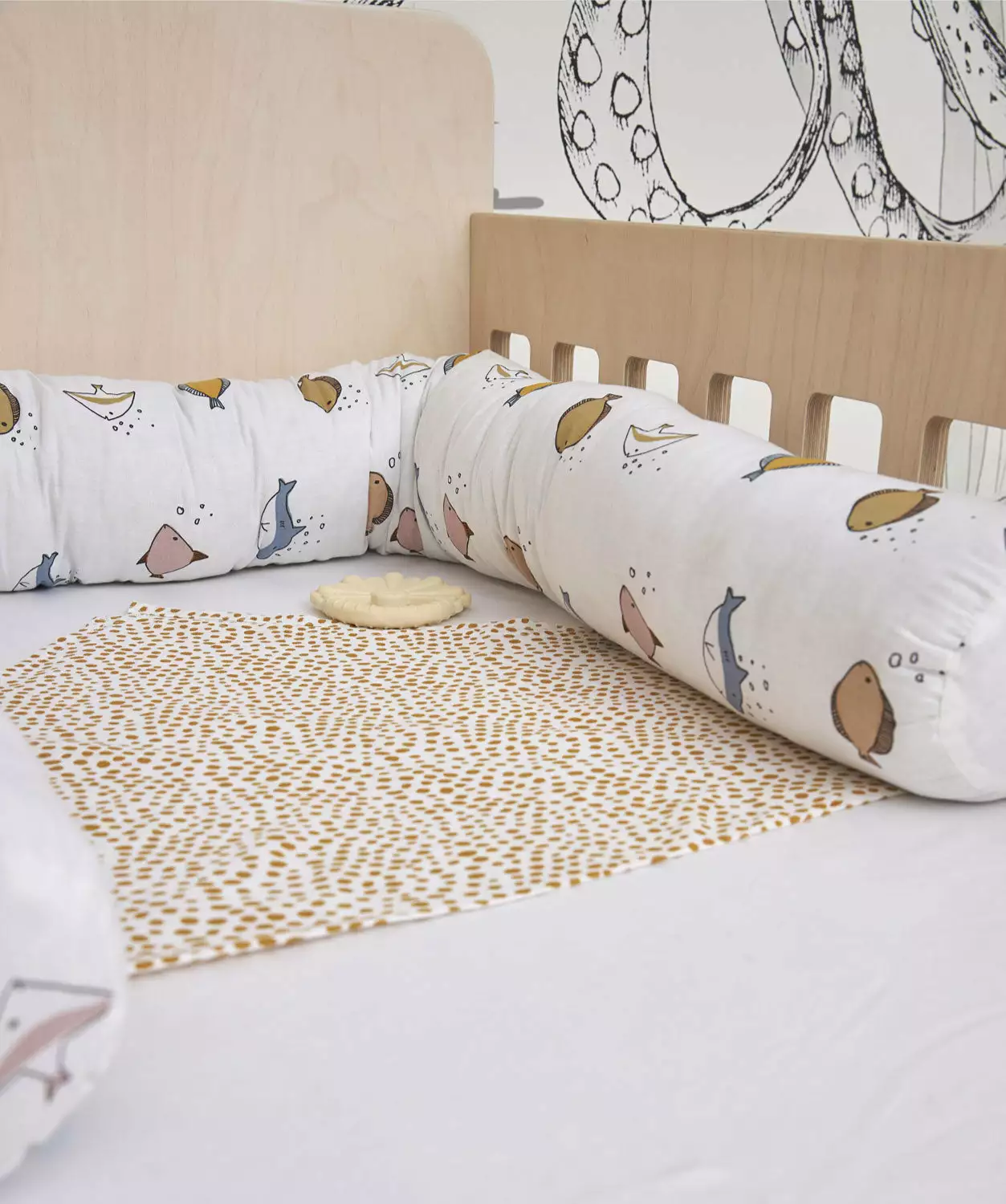 Linen Meyco Organic Bumper + Cover Sea 6 Linen Meyco Organic Bumper + Cover Sea