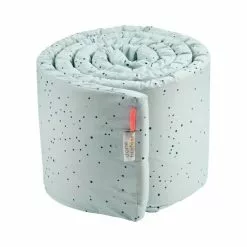 Done By Deer Linen Cot Bumper Dreamy Dots