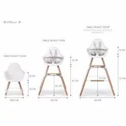 Childhome Evolu Natural High Chair 16 Childhome Evolu Natural High Chair