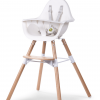 Baby Furniture Childhome Evolu Anthra-White High Chair