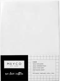 Meyco White Fitted Sheet 2 Pack 120 X 60 Cm Linen 3 Meyco White Fitted Sheet 2 Pack 120 X 60 Cm Linen