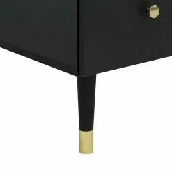 Bopita Cloë Matt Black Dresser 3 Drawers Baby Furniture