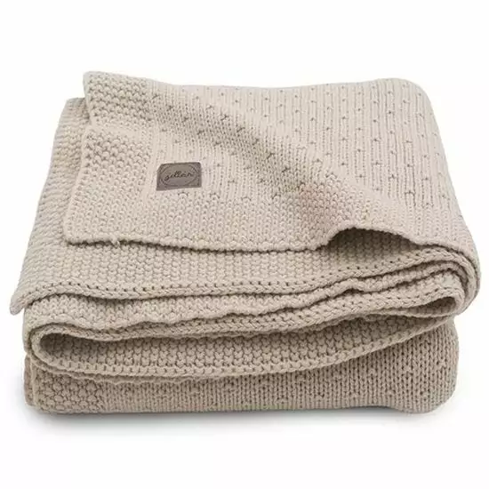 Jollein Blanket Bliss Knit 75 X100cm Linen 3 Jollein Blanket Bliss Knit 75 X100cm Linen