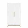 Bopita Fenna 2 Doors Wardrobe White/Natural