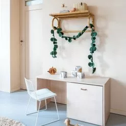 Kids Depot Kes Felt Garland Eucalyptus 180 Cm Décor