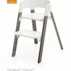 Stokke Steps Chair White Seat Highchairs 16 Stokke Steps Chair White Seat Highchairs