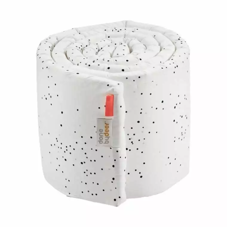 Done By Deer Linen Cot Bumper Dreamy Dots 5 Done By Deer Linen Cot Bumper Dreamy Dots