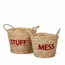 Kids Depot Basket Set Of 2 Messy Stuff Baby Furniture