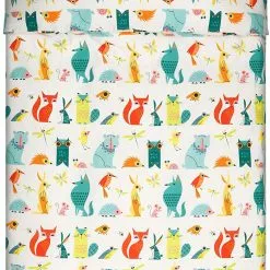 Ikea Duvet Set Lattjo Animals Linen