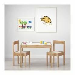 Ikea Kiddie Set Table & Chairs Latt Junior Furniture