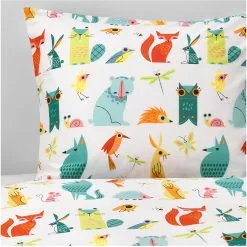 Ikea Duvet Set Lattjo Animals Linen
