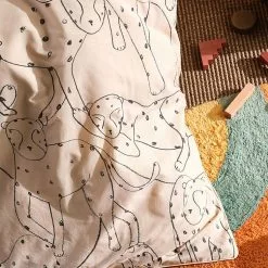 Linenhouse Linen Duvet Cover Set Big Cats