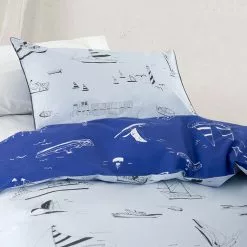 Linenhouse Linen Duvet Cover Set Ships Ahoy