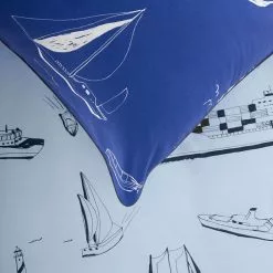 Linenhouse Linen Duvet Cover Set Ships Ahoy