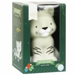 A Little Lovely Company Little Light White Tiger Décor