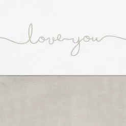 Jollein Flat Sheet 'Love You