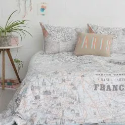 Linenhouse Linen Duvet Set Route De Paris 3/4