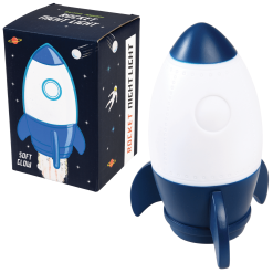 Rex London Décor Space Age Rocket Night Light