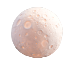 Rex London Space Age Moon Night Light Décor