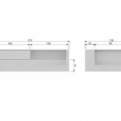 De Eekhoorn Corner Bed White