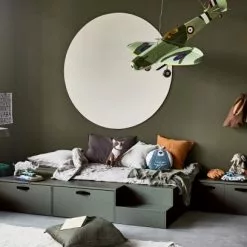 De Eekhoorn Stage Bed + Drawers 80x 200cm Pine Soap