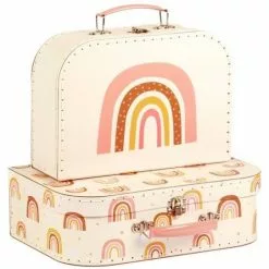 A Little Lovely Company Kiddies Bags Suitcase Set