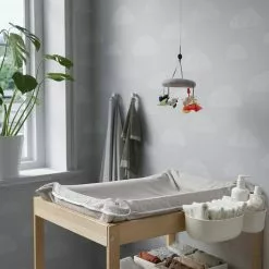 Ikea Bath & Changing Skotsam Cover Grey 83x55cm