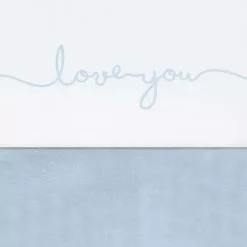 Jollein Flat Sheet 'Love You