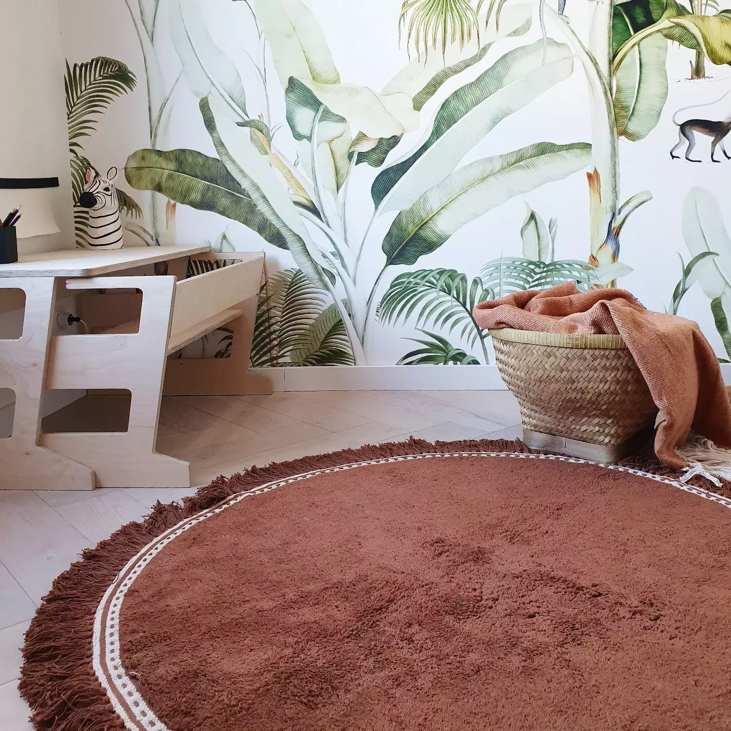 Tapis Petit Rug Anna 110 X 110 Cm Décor