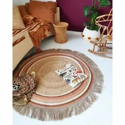 Tapis Petit Rug Jute Tess 110x 110cm