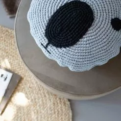 Kids Depot Linen Cushion Crochet Animal Coco 50cm