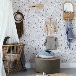 Kids Depot Linen Cushion Crochet Animal Coco 50cm