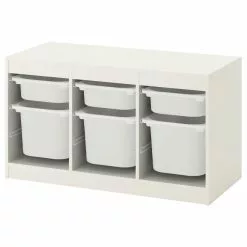 Ikea Baby Furniture Trofast Combination White 6 Boxes