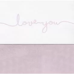 Jollein Flat Sheet 'Love You