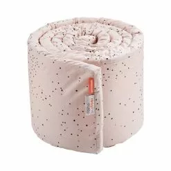 Done By Deer Linen Cot Bumper Dreamy Dots